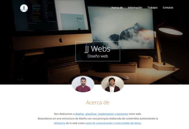 Diseño WEB - JJ WEBS